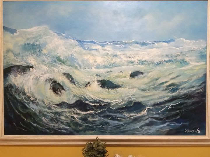 Burrasca Oil on Canvas 100×150 galleria